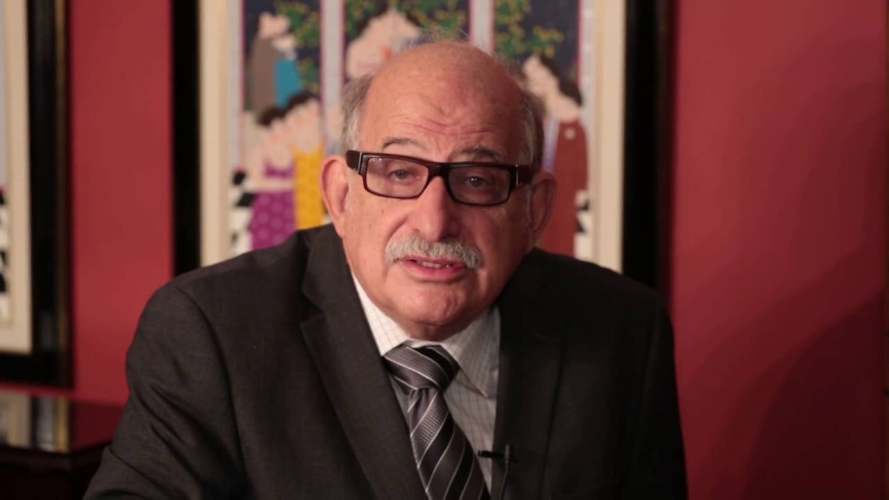 Daniel Kayfetz at his desk in his Toronto office